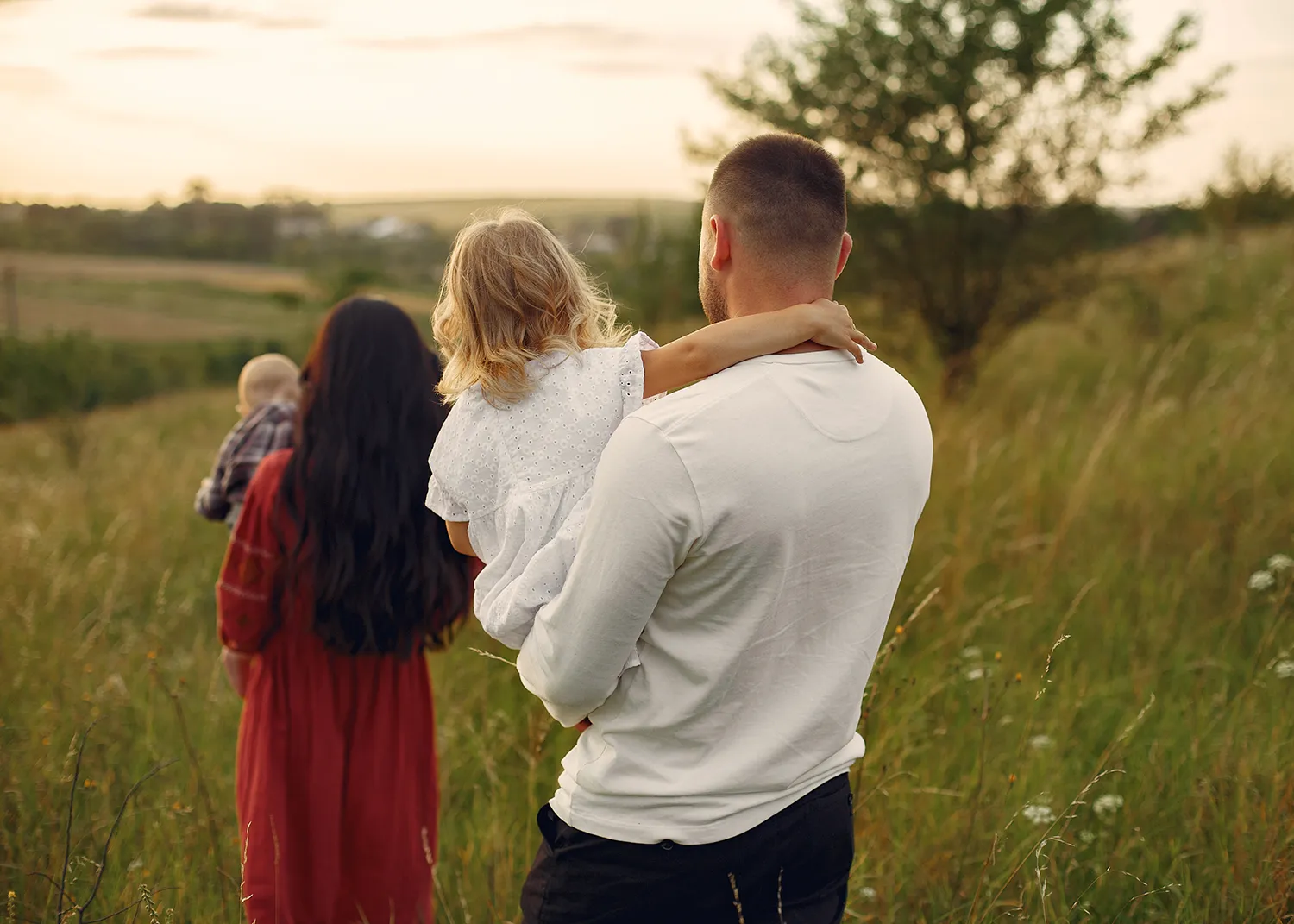 family-with-cute-little-child-father-white-shirt